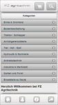 Mobile Screenshot of fz-agritechnik.de