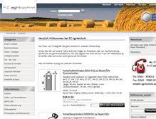 Tablet Screenshot of fz-agritechnik.de